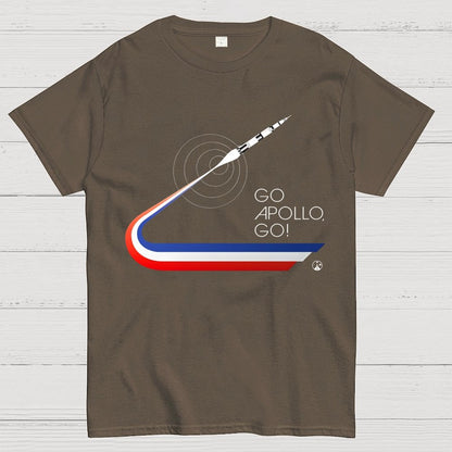 GO APOLLO, GO! We choose to go to the Moon... Geek T-Shirt