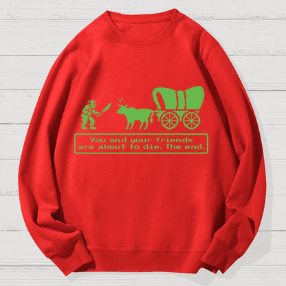Oregon Horror Trail Geek Cotton Sweatshirt