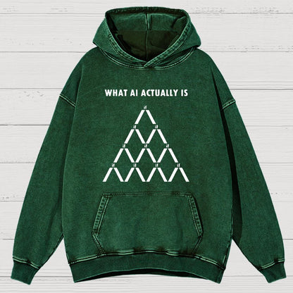 Artificial Intelligence Machine Learning Vintage Distressed Hoodie
