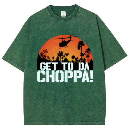 Get To The Chopper Vintage Distressed T-shirt