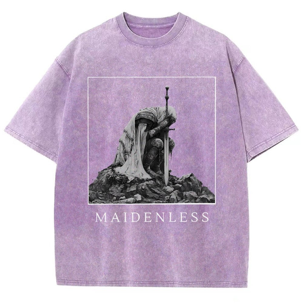 Maidenless Vintage Distressed T-shirt