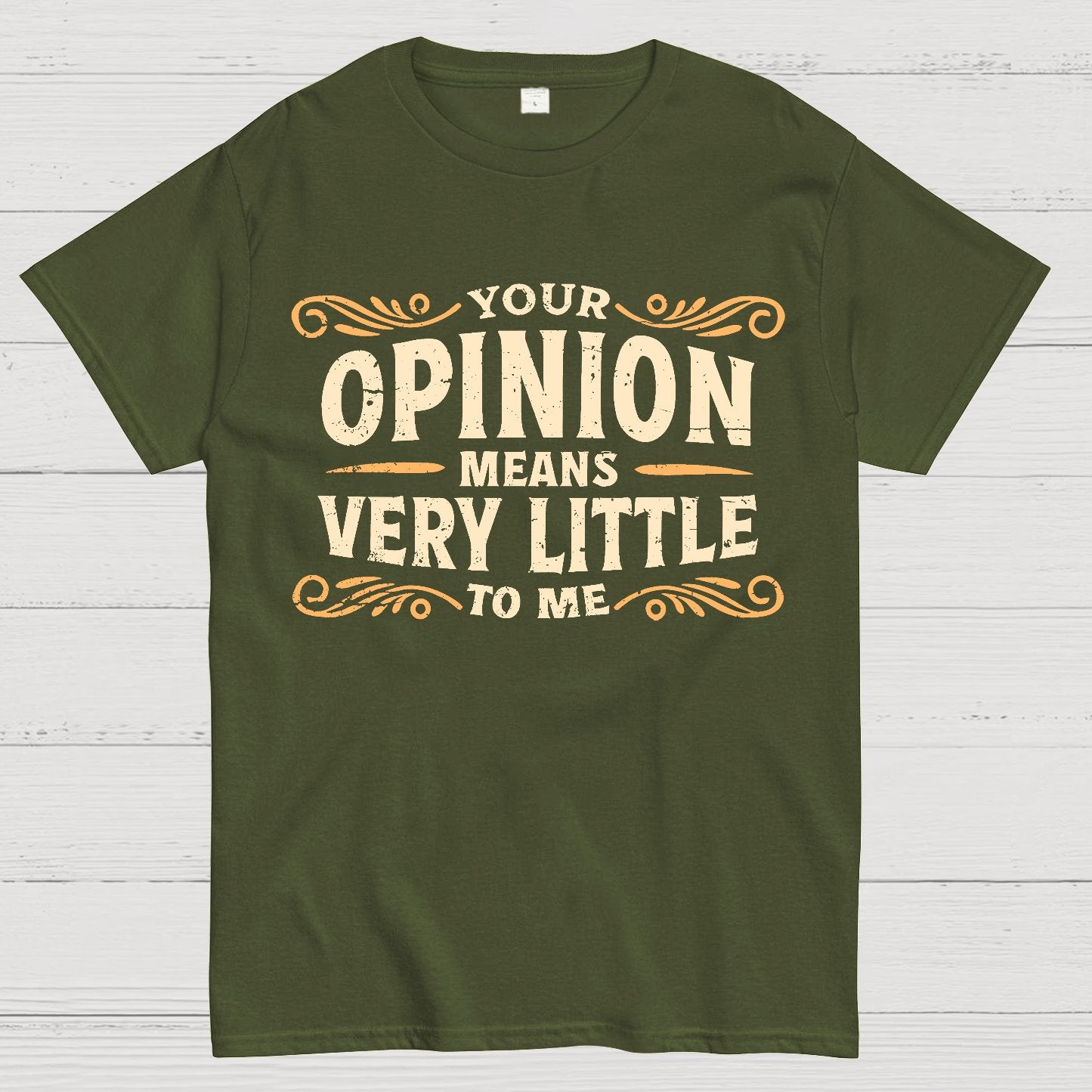 Your Opinion Means Very Little Geek T-Shirt