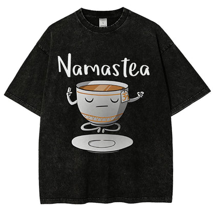 Namastea Vintage Distressed T-shirt
