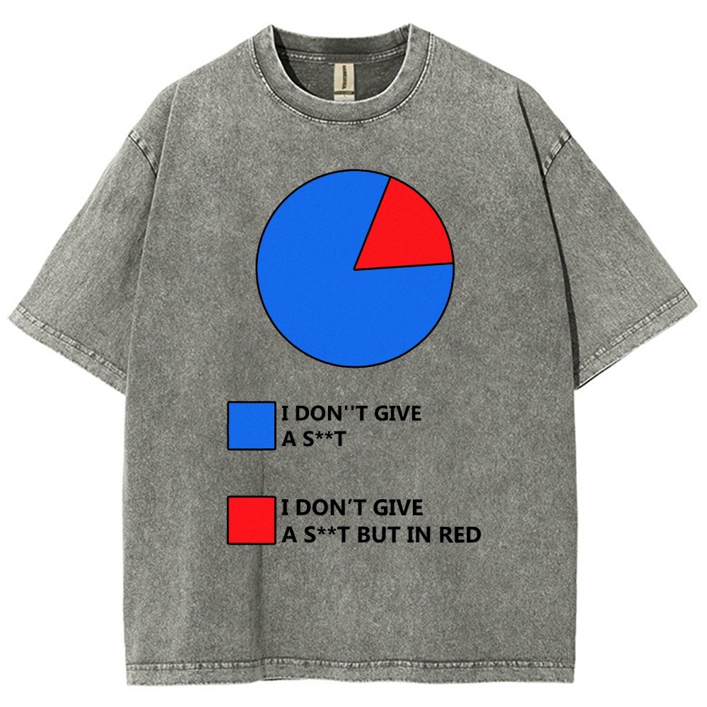 I Don't Give A S**t Vintage Distressed T-shirt