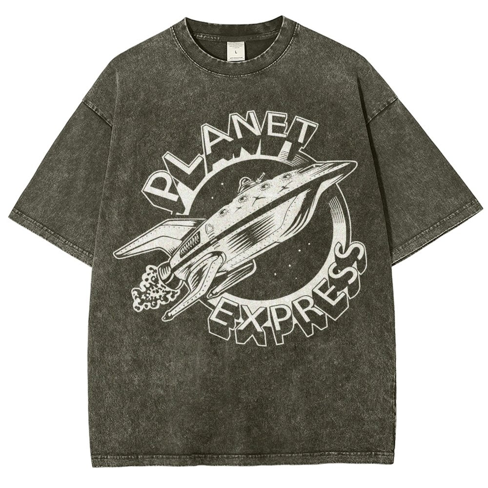 Cosmic Express Vintage Distressed T-shirt