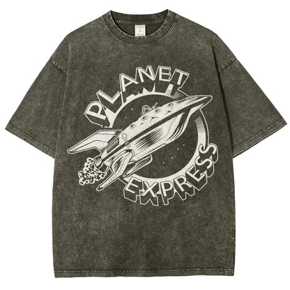 Cosmic Express Vintage Distressed T-shirt