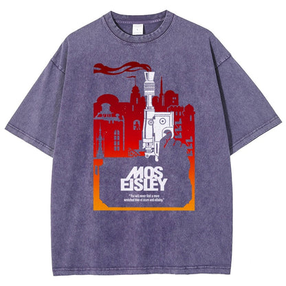 Galactic Streets Vintage Distressed T-shirt