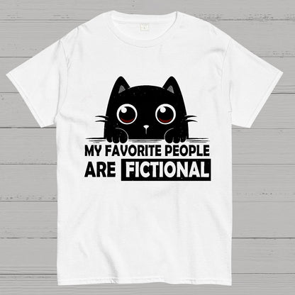 My Favorite People Are Fictional by Edesigns Geeky T-Shirt