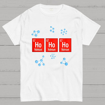 Chemical Element Christmas Ho Ho Ho Geek T-Shirt