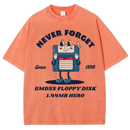 GMDSS floppy disk hero Vintage Distressed T-shirt