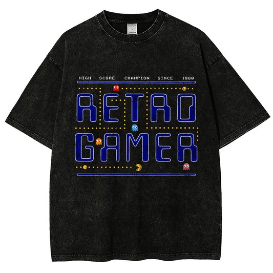 Retro Gamer Vintage Distressed T-shirt