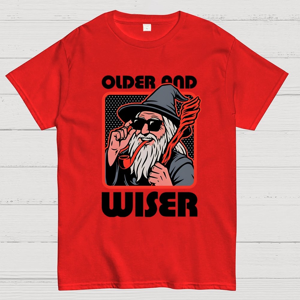 Old Wise Wizard Pop Art Geek T-Shirt