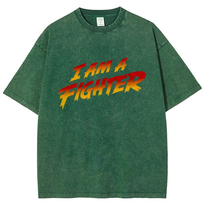 I Am A Fighter Vintage Distressed T-shirt