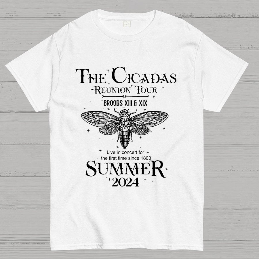 The Cicada Reunion U.S Tour 2024 Cicada Geeky T-Shirt