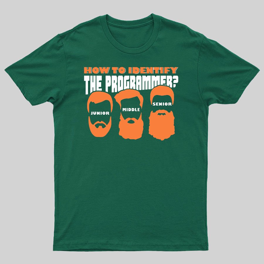 How To Identify The Programmer Funny Programmer Geeky T-Shirt