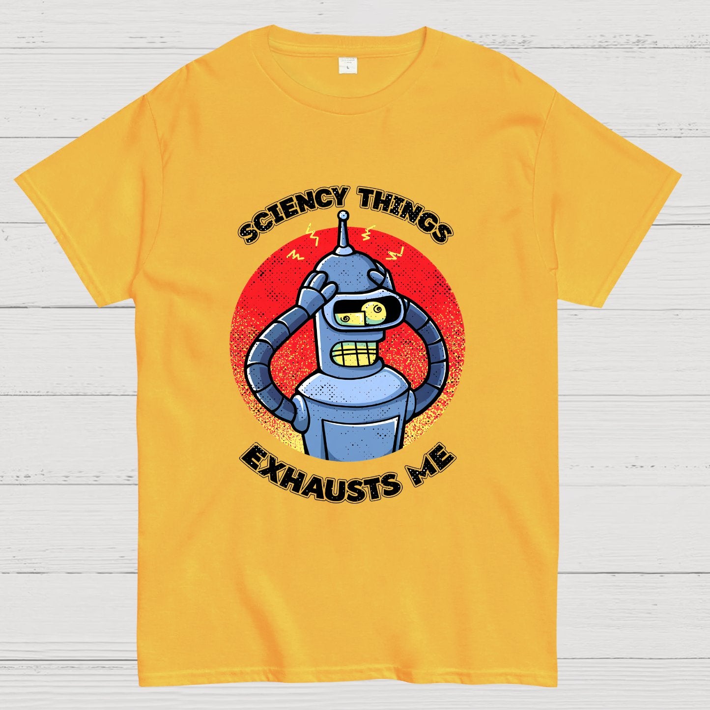 Sciency Things Exhausts Me Geeky T-Shirt