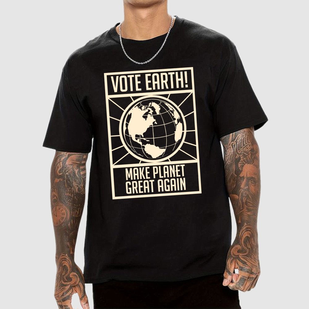Vote Earth Unisex Geek T-Shirt