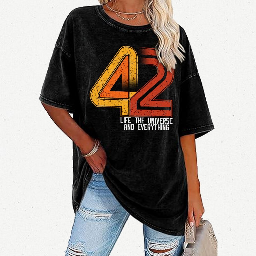 42 Ultimate Secret Vintage Distressed T-shirt