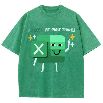 I Excel At Most Things Vintage Distressed T-shirt