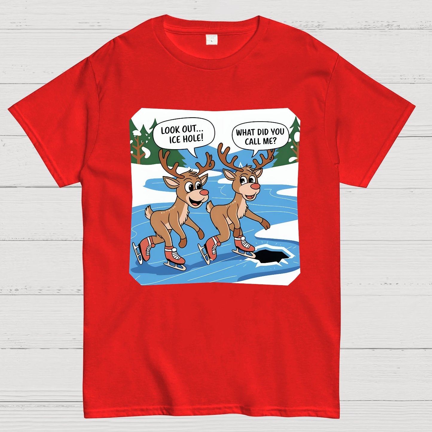 Look Out..Ice Hole, What Did You Call Me Funny Geek T-Shirt