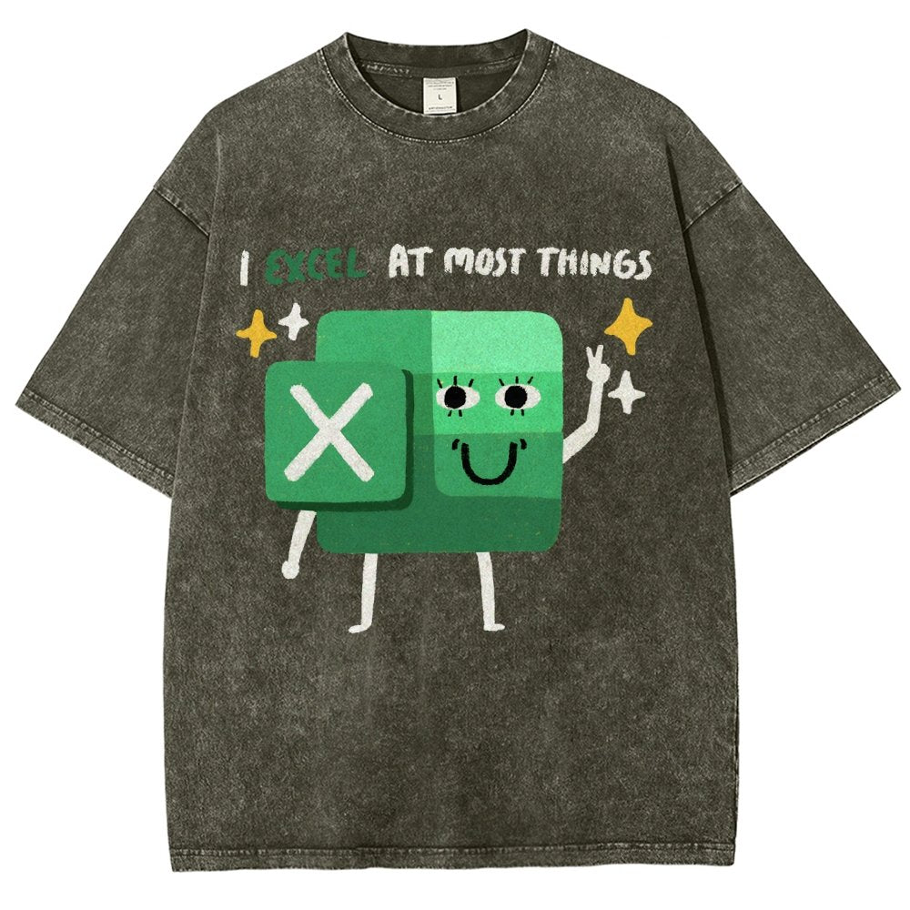 I Excel At Most Things Vintage Distressed T-shirt