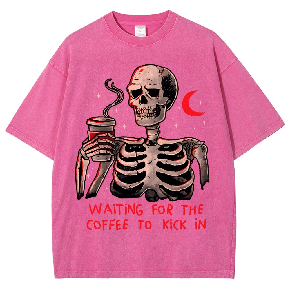 Coffee Keeps Me Alive Vintage Distressed T-shirt