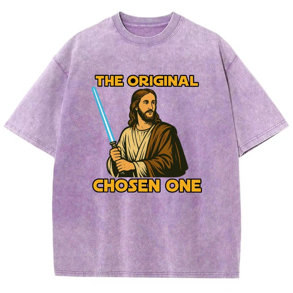 Jesus Christ The Original Chosen One Vintage Distressed T-shirt