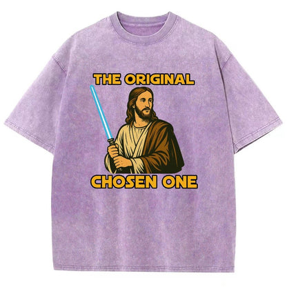 Jesus Christ The Original Chosen One Vintage Distressed T-shirt