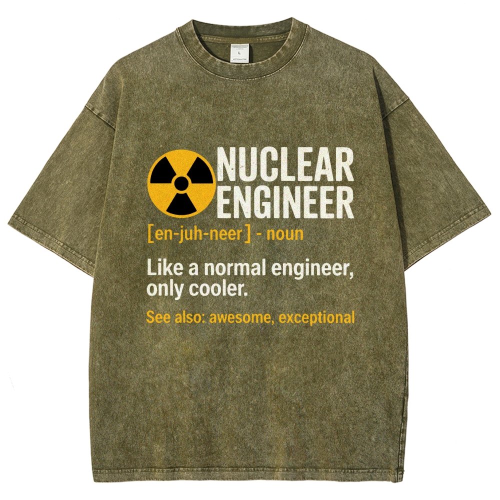 Nuclear Engineering Radioactive Chernobyl Vintage Distressed T-shirt