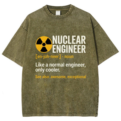 Nuclear Engineering Radioactive Chernobyl Vintage Distressed T-shirt