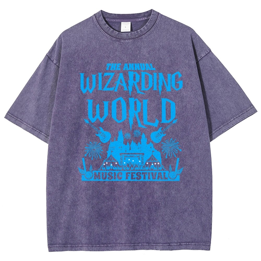 Wizards & Witches Music Festival Vintage Distressed T-shirt