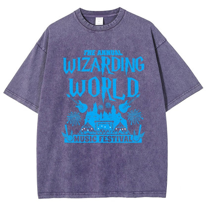 Wizards & Witches Music Festival Vintage Distressed T-shirt