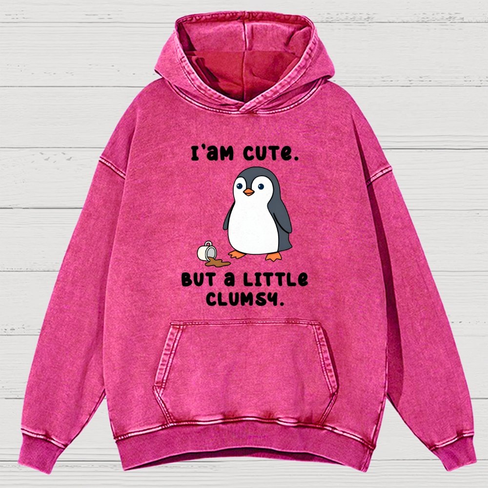 Little Clumsy Vintage Distressed Hoodie