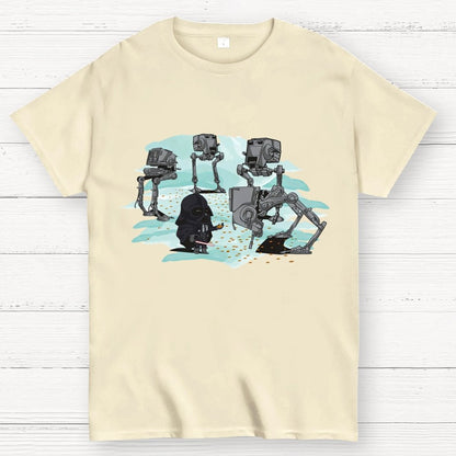 Das Feeds The Robotic Bird Geek T-Shirt