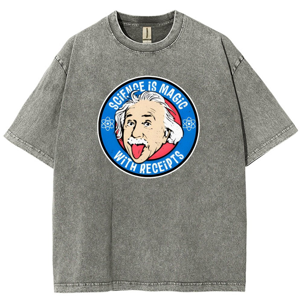 Science Is Magic Vintage Distressed T-shirt