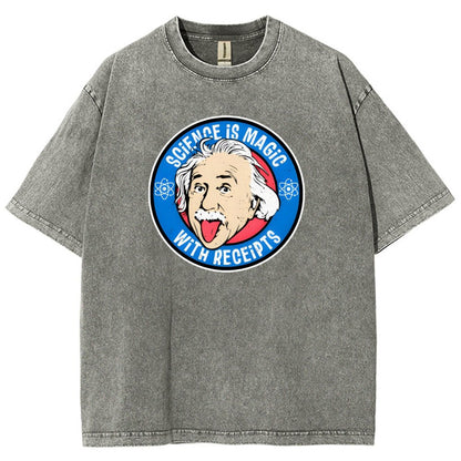 Science Is Magic Vintage Distressed T-shirt