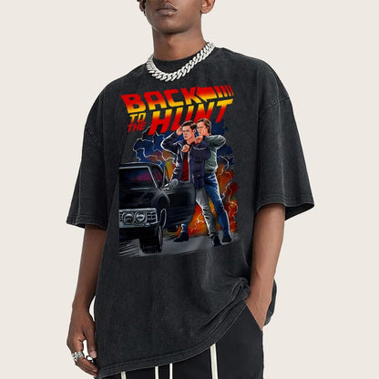 Back To The Hunt Vintage Distressed T-shirt