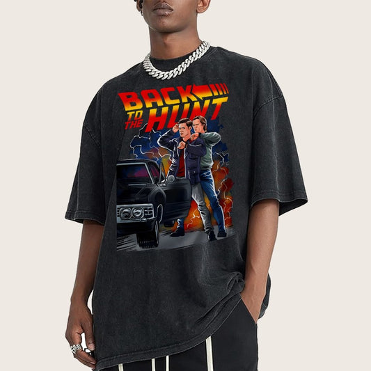 Back To The Hunt Vintage Distressed T-shirt