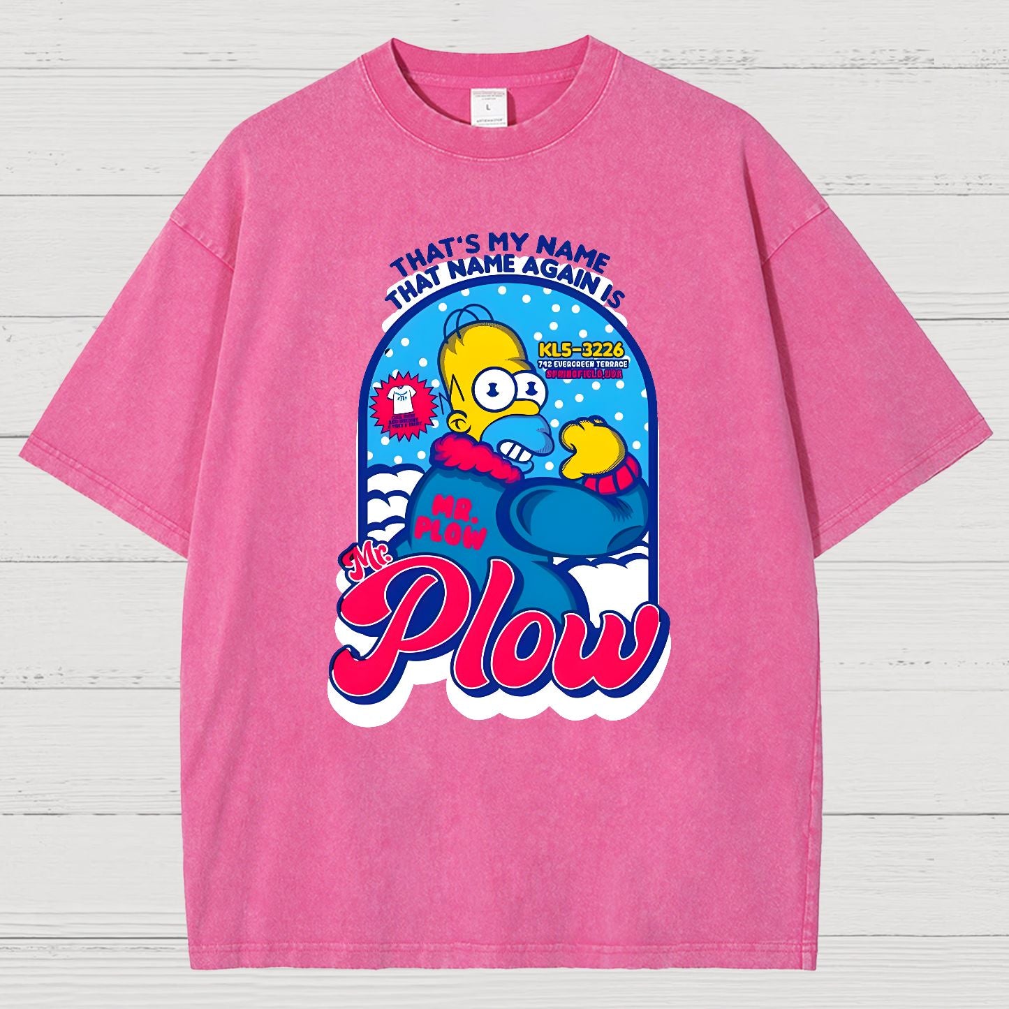 Mr. Plow Vintage Distressed T-shirt