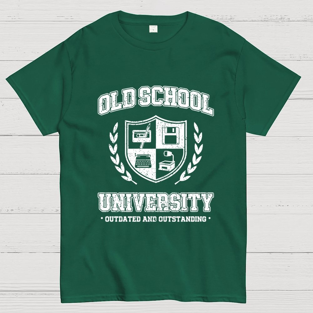 Old School University Unisex Geek T-Shirt