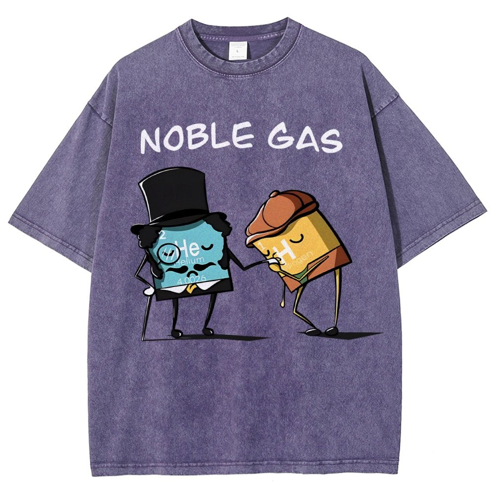 NOBLE GAS Vintage Distressed T-shirt