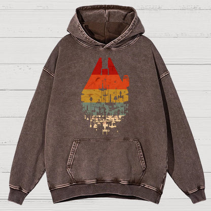 Retro Battleship Vintage Distressed Hoodie