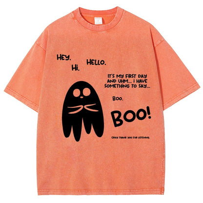 Anxious Ghost Vintage Distressed T-shirt