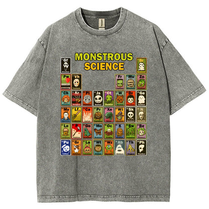 Monstrous Science Vintage Distressed T-shirt