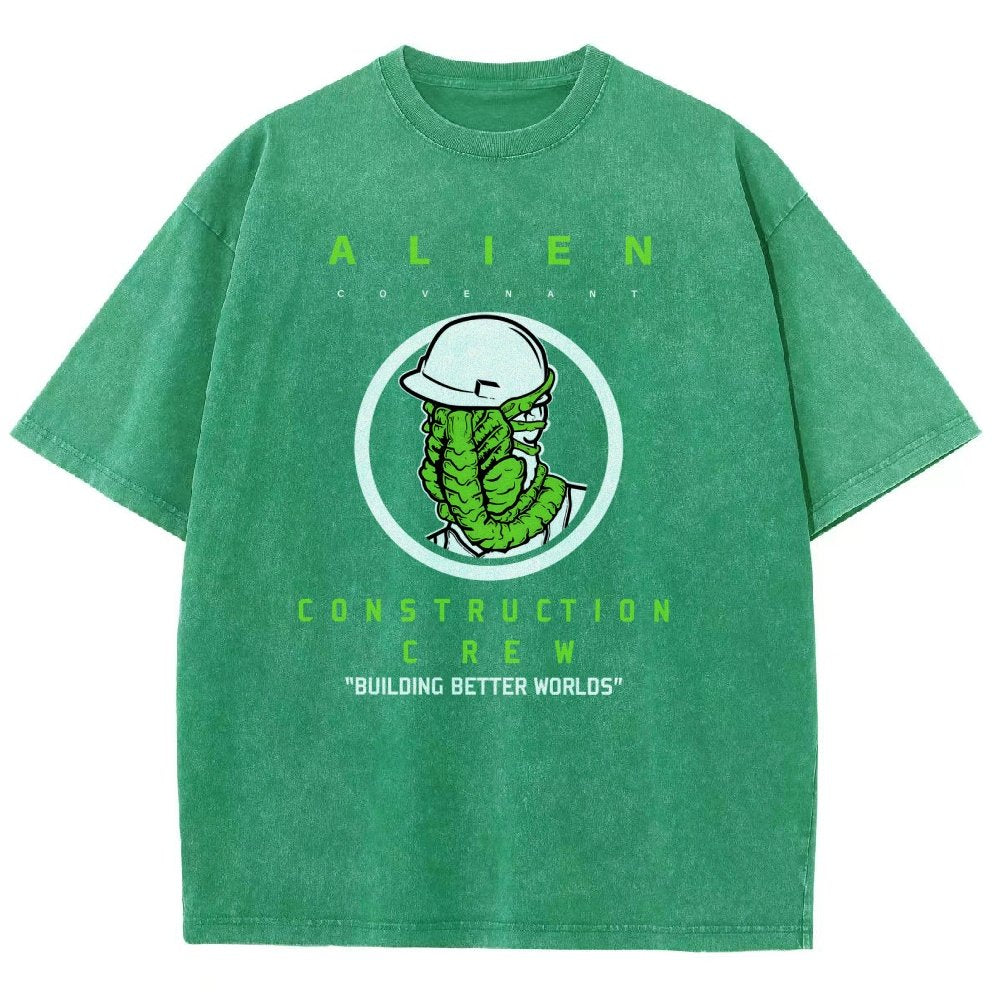 Mystery Construction Company Vintage Distressed T-shirt