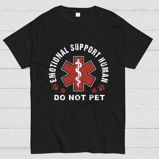 Emotional Support Human Geeky T-Shirt
