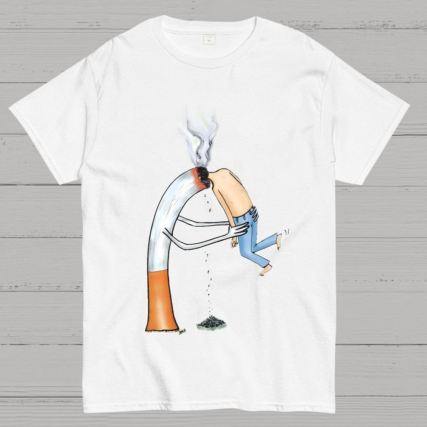 Smoking Solves Your Problems Geeky T-Shirt