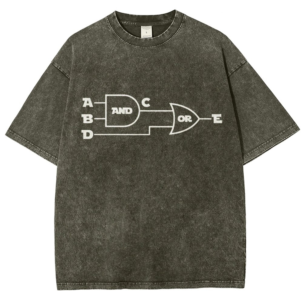 And-Or Vintage Distressed T-shirt