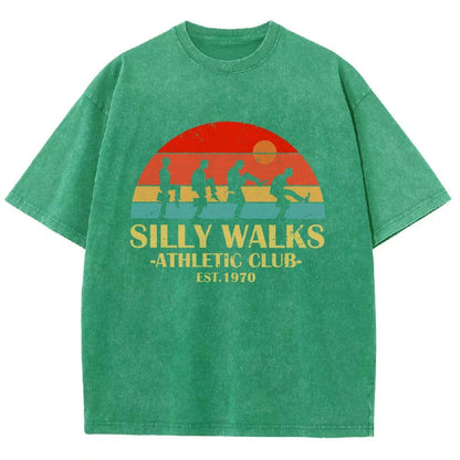 Silly Walks - Athletic Club Vintage Distressed T-shirt