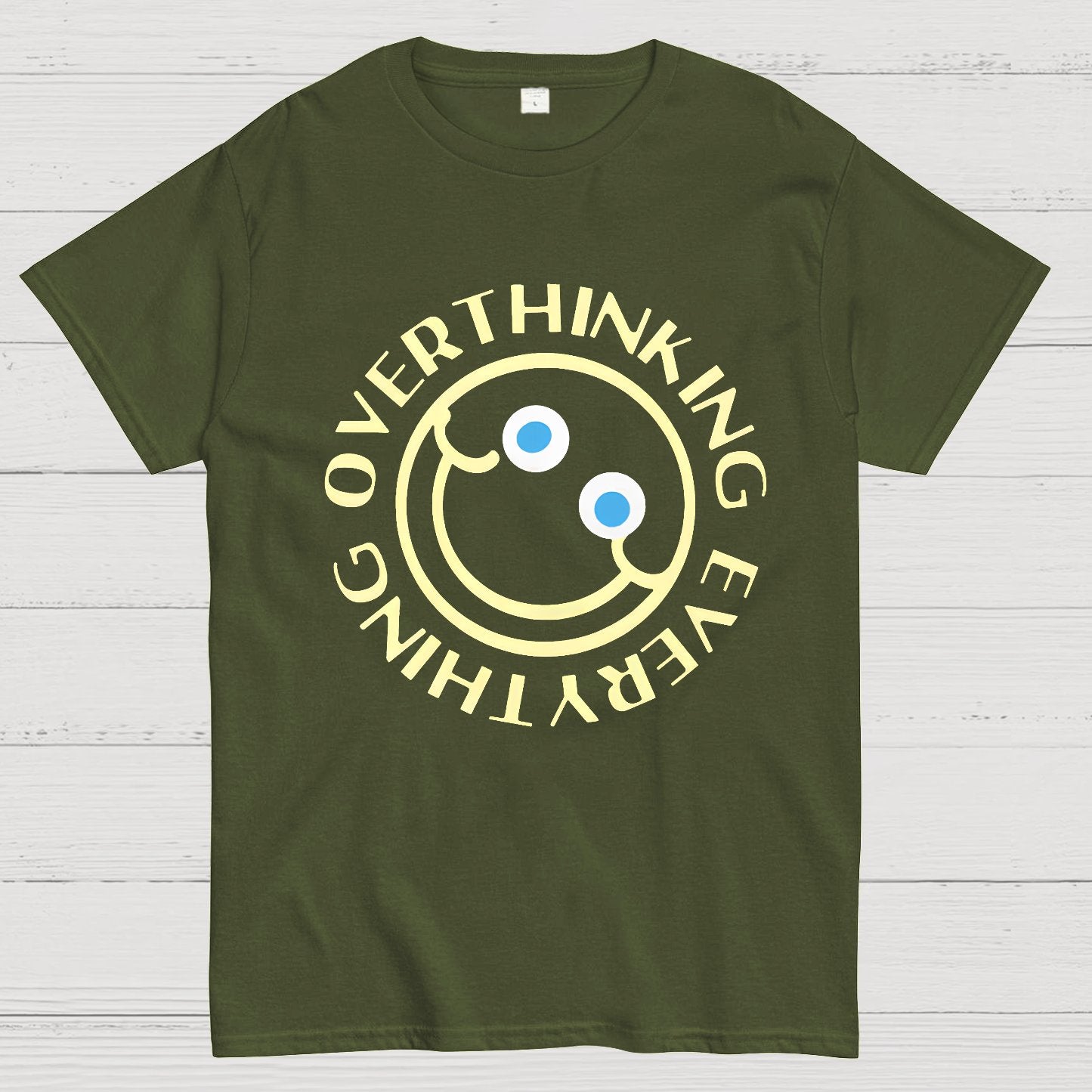 Overthinking Everything Funny Geeky T-Shirt